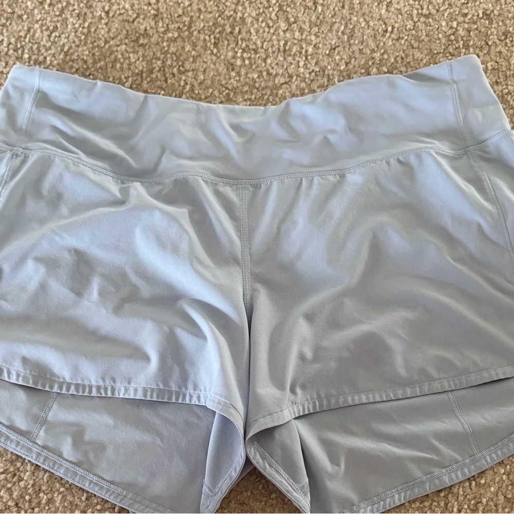 Lululemon light blue shorts